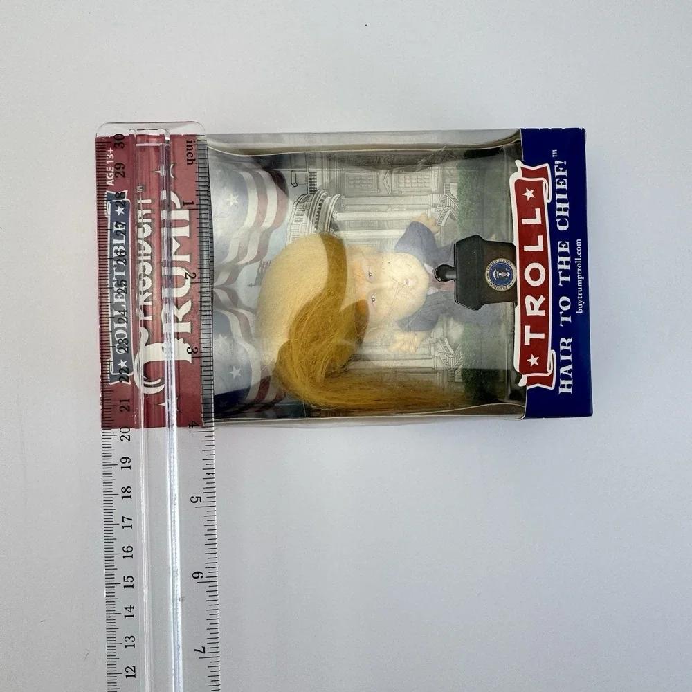 President Donald Trump Troll - Hair to the Chief Collectible Doll Toy - NEW MAGA